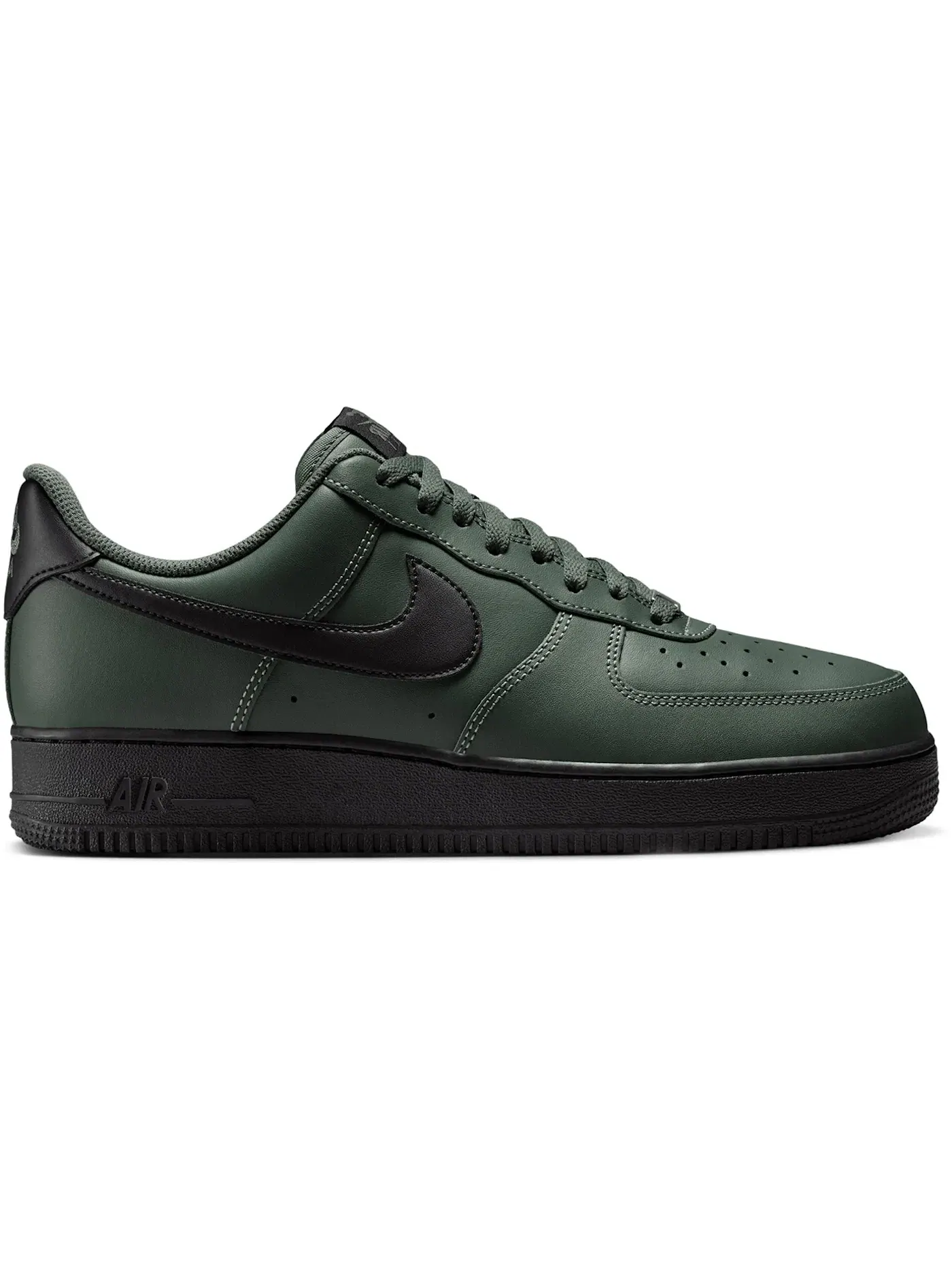 Мужские кроссовки с камуфляжным принтом Nike Air Force 1 Low '07 Nike — изображение 1 из 1, зеленый/черный