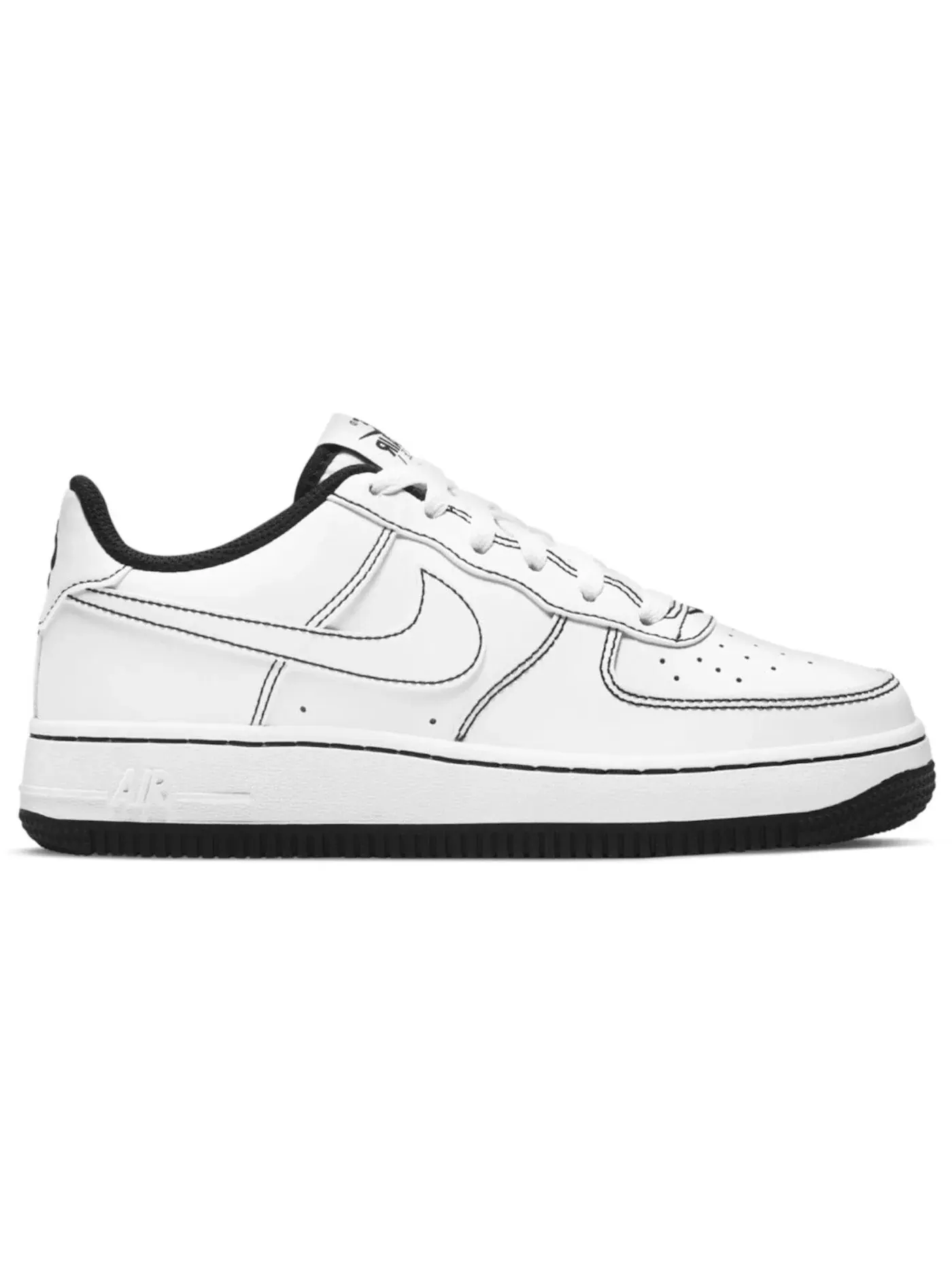 Детские кроссовки Lifestyle Nike Air Force 1 Low 07 — изображение 1 из 1, белый/белый/черный