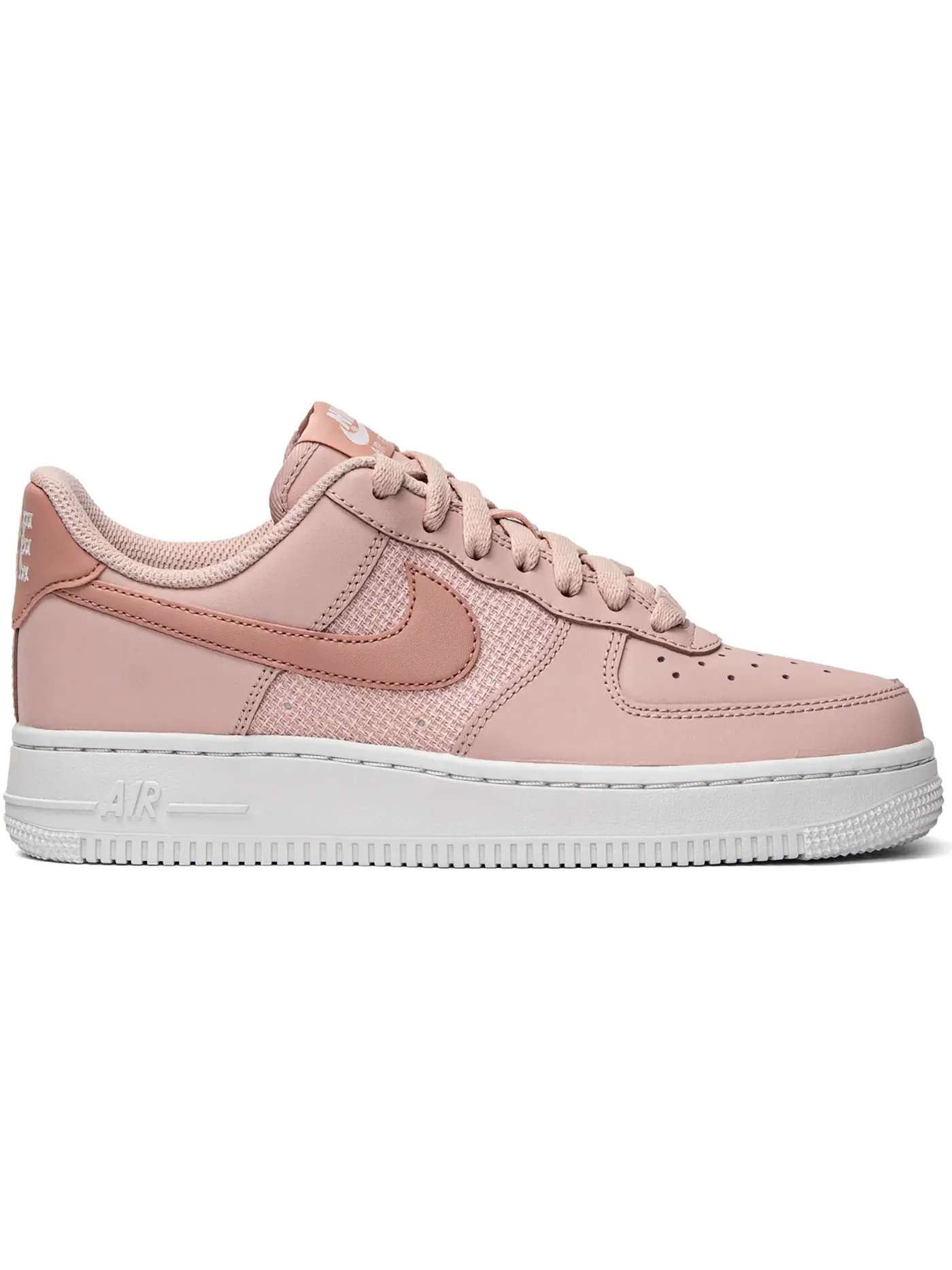 Женские кроссовки с перфорированным дизайном Nike Air Force 1 Low '07 ESS — изображение 1 из 1, розовый/белый/розовый