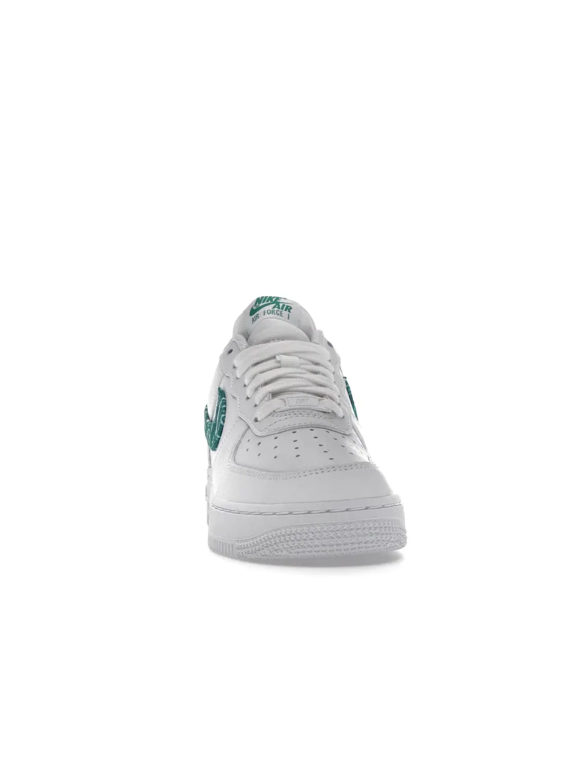 Женские кроссовки с принтом Nike Air Force 1 Low '07 Essential — изображение 2 из 4, белый/зеленый-белый