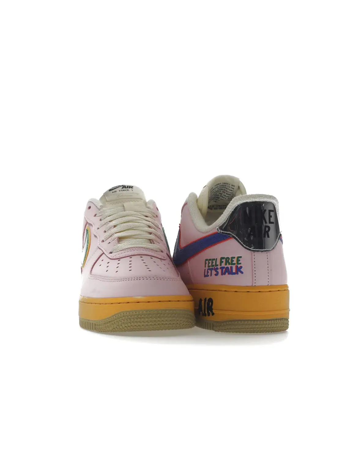 Мужские кроссовки для повседневной носки Nike Air Force 1 Low '07 Feel Free Lets Talk — изображение 2 из 4