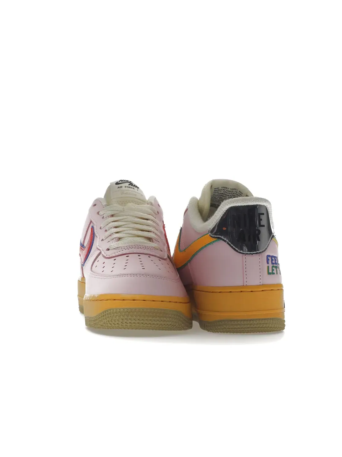 Мужские кроссовки для повседневной носки Nike Air Force 1 Low '07 Feel Free Lets Talk — изображение 4 из 4
