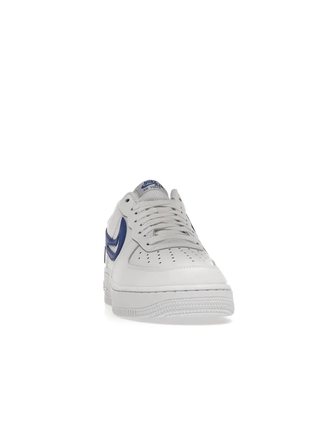 Мужские кроссовки с вырезанным логотипом Nike Air Force 1 Low '07 FM Cut Out Swoosh White Game Royal — изображение 2 из 4