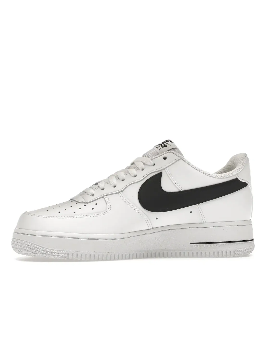 Мужские кроссовки с вырезанным логотипом Nike Air Force 1 Low '07 FM Nike — изображение 3 из 4, белый/черный