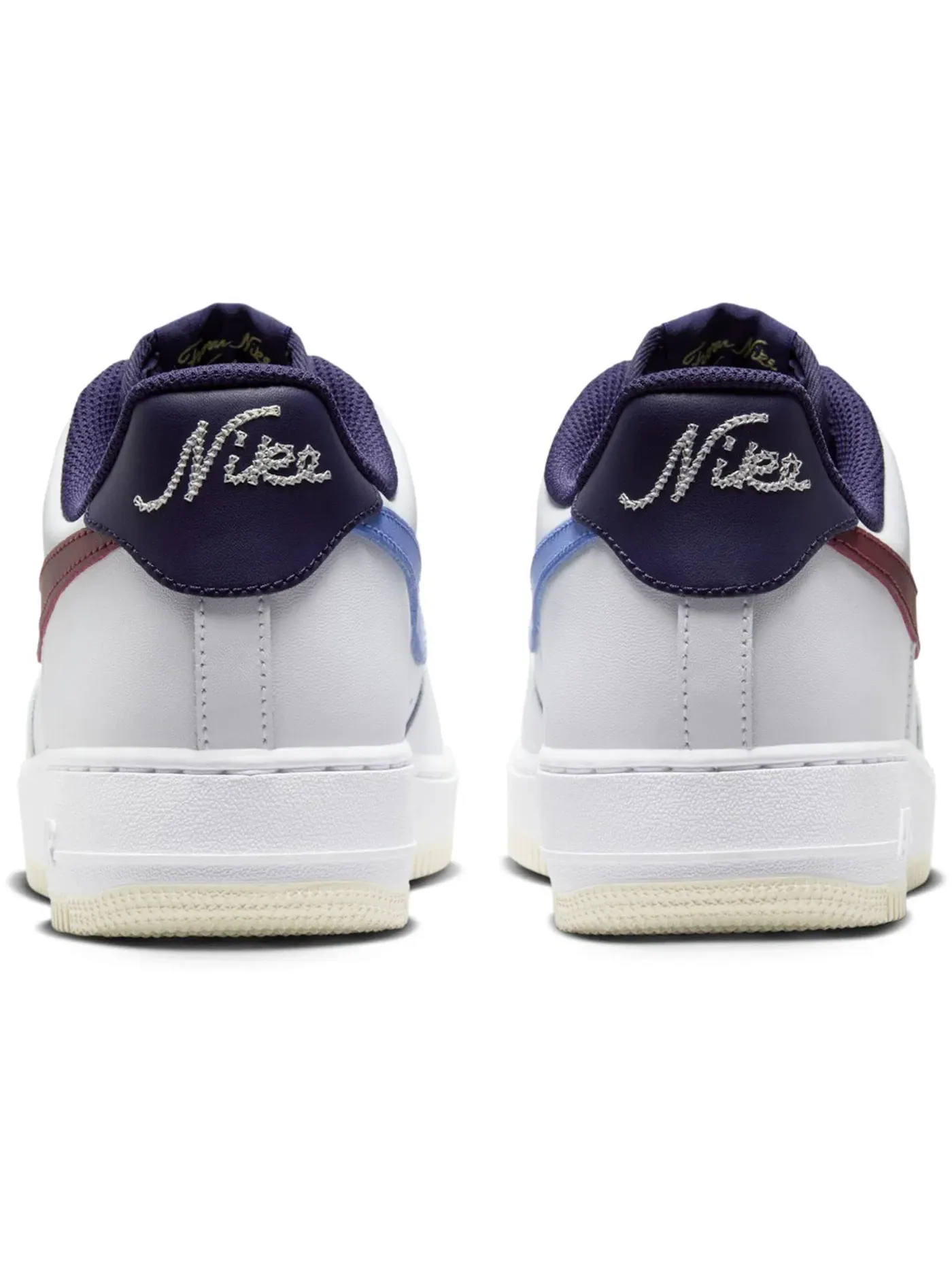 Мужские кроссовки Lifestyle Nike Air Force 1 Low '07 — изображение 4 из 4, белый/белый//красный
