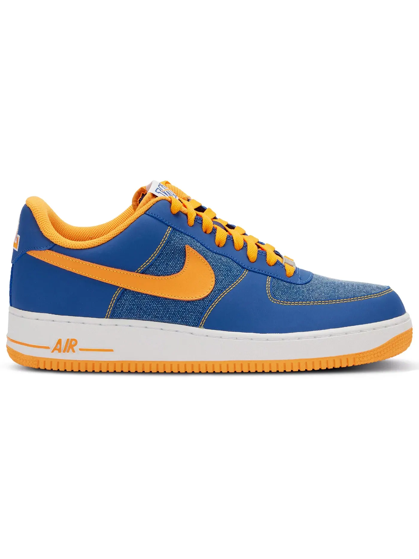 Мужские кроссовки Lifestyle Nike Air Force 1 Low '07 — изображение 1 из 2, синий оранжевый белый
