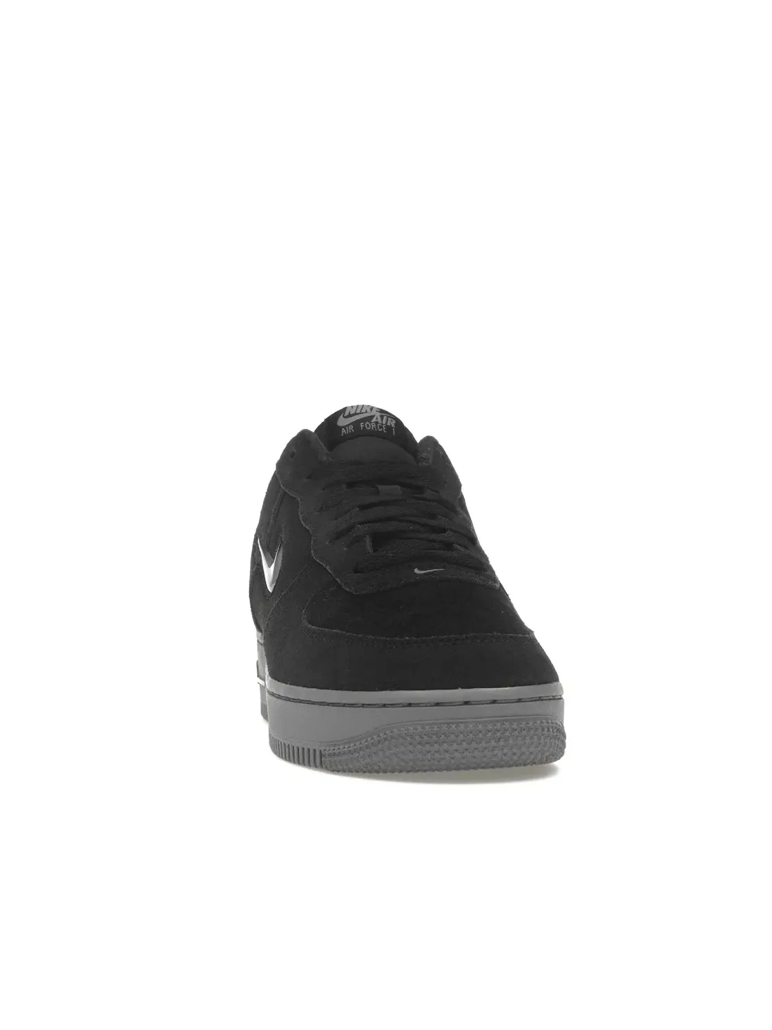 Мужские кроссовки повседневные с замшевым верхом Nike Air Force 1 Low '07 — изображение 2 из 4, черный/серый