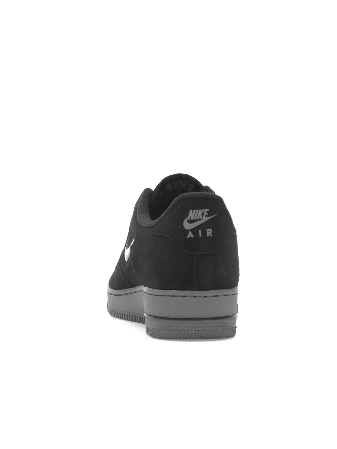 Мужские кроссовки повседневные с замшевым верхом Nike Air Force 1 Low '07 — изображение 4 из 4, черный/серый