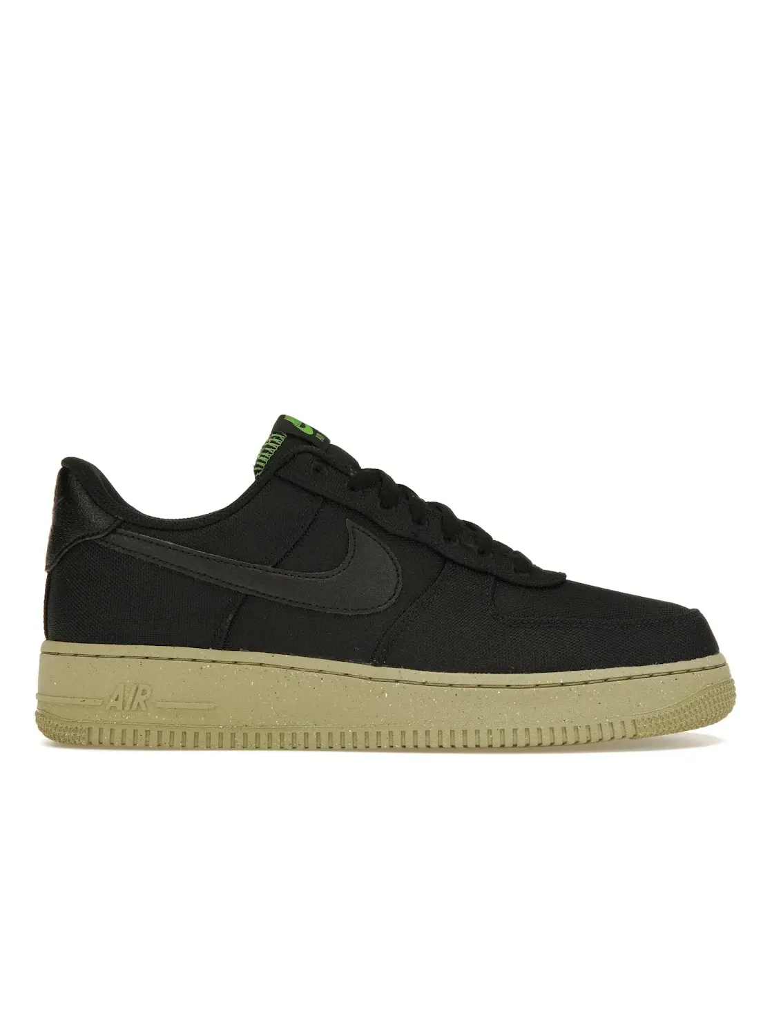 Мужские кроссовки с длинным шнурком Nike Air Force 1 Low '07 LV8 — изображение 1 из 4, черный/оливковый//черный