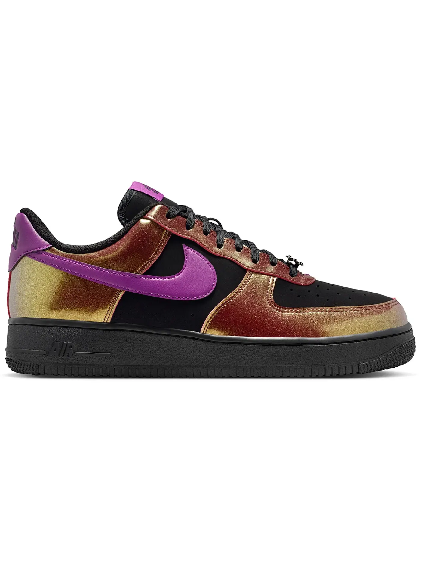 Мужские кроссовки Lifestyle Nike Air Force 1 Low '07 LV8 Glam Rock — изображение 1 из 1, черный