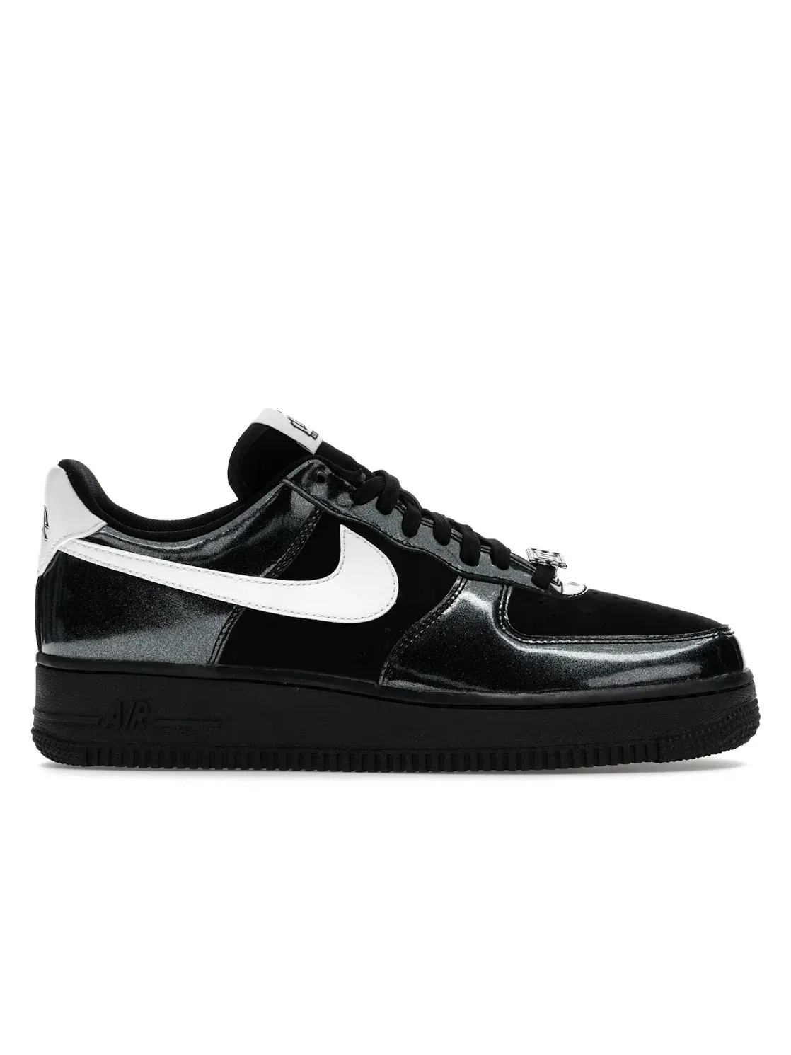 Мужские кроссовки lifestyle с контрастным дизайном Nike Air Force 1 Low '07 LV8 Glam Rock — изображение 1 из 4, черный/белый