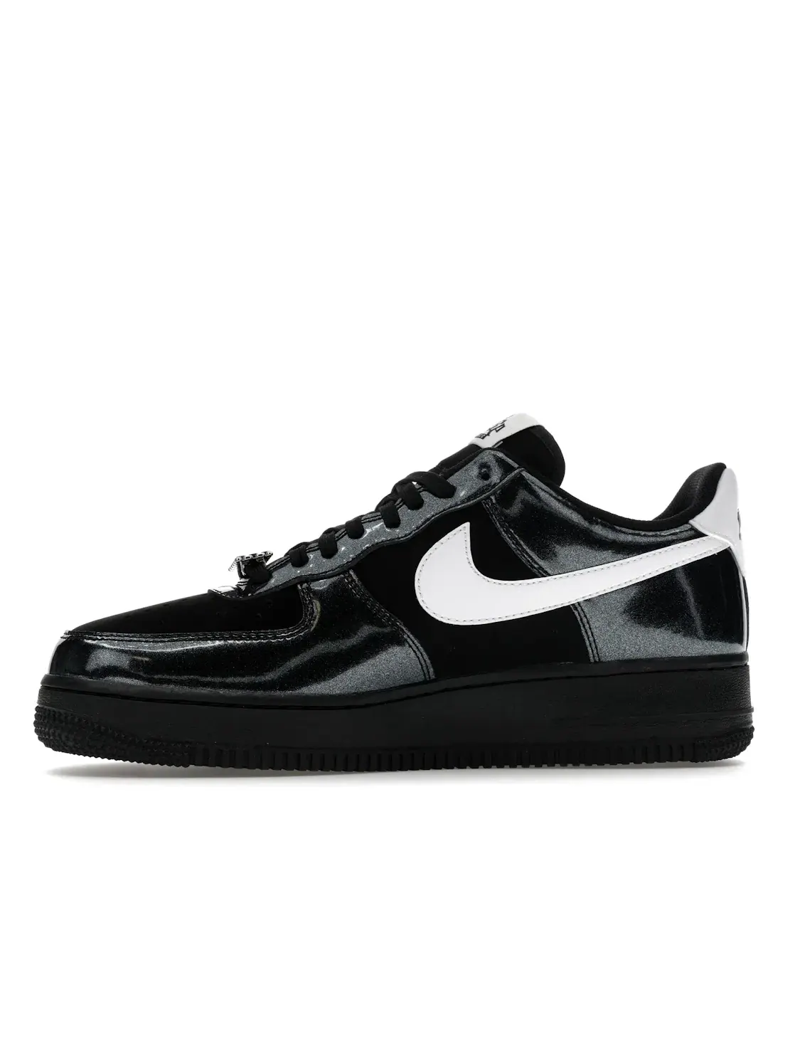 Мужские кроссовки lifestyle с контрастным дизайном Nike Air Force 1 Low '07 LV8 Glam Rock — изображение 3 из 4, черный/белый