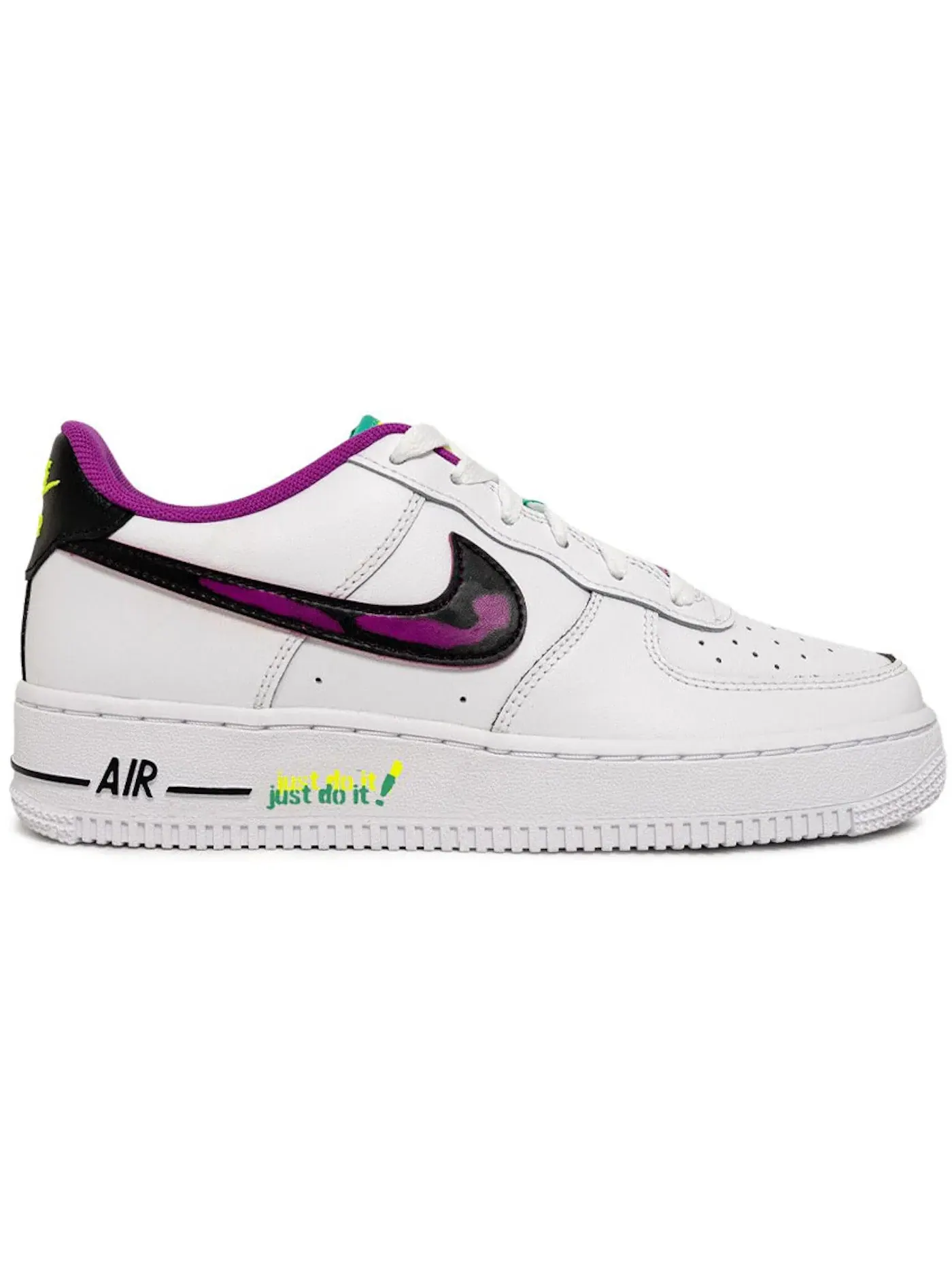 Детские кроссовки с кожаным верхом Nike Air Force 1 Low '07 LV8 — изображение 1 из 1