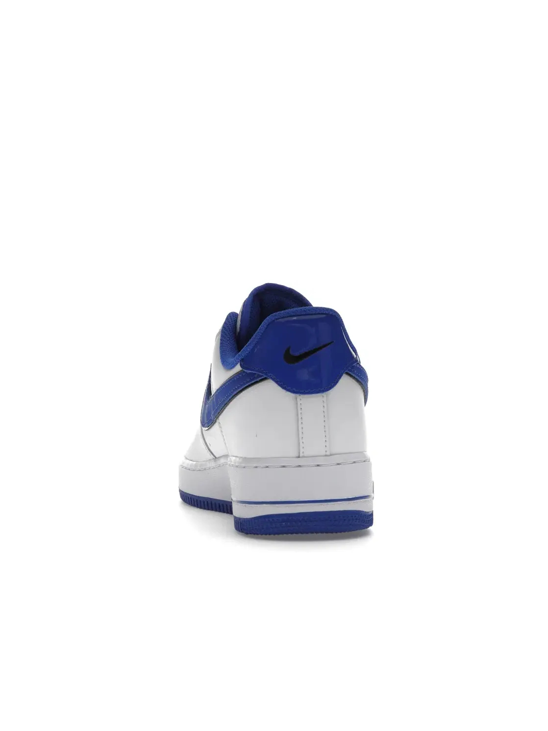 Мужские кроссовки кожаные Nike Air Force 1 Low '07 LV8 — изображение 4 из 4, белый/синий-черный