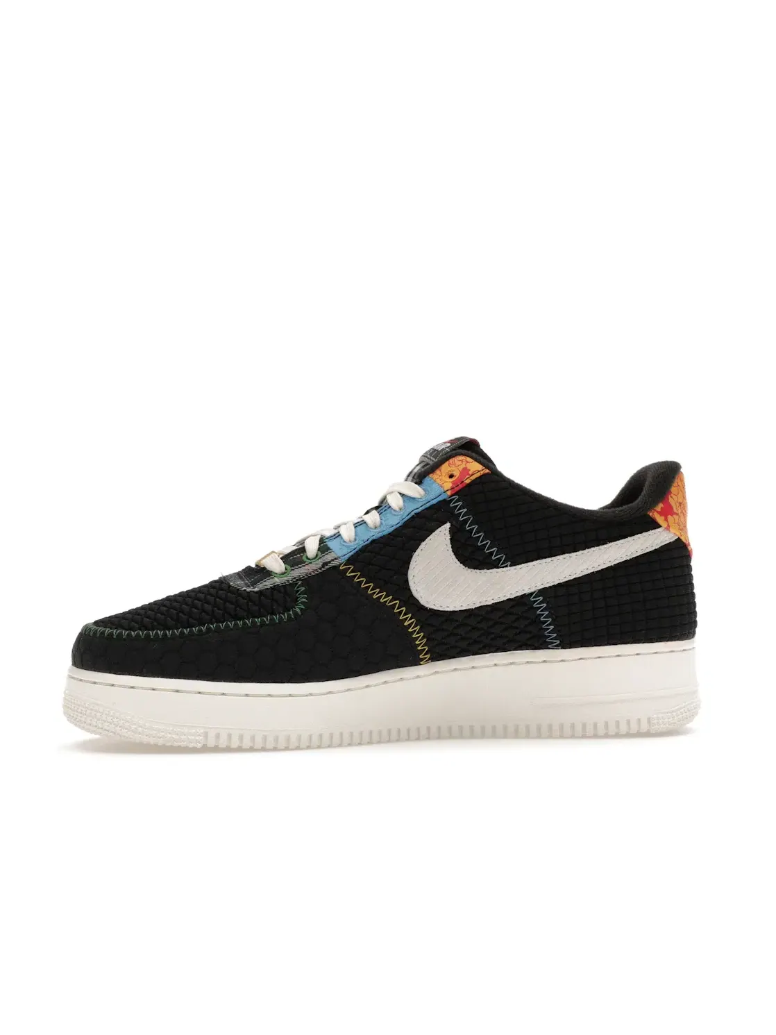 Мужские кроссовки Lifestyle Nike Air Force 1 Low '07 LV8 Multi Material — изображение 3 из 4, черный//красный/белый