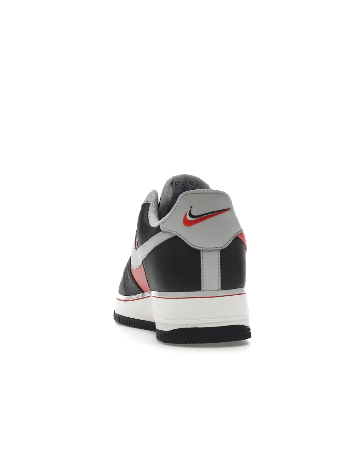Мужские кроссовки с кожаным верхом Nike Air Force 1 Low '07 LV8 — изображение 4 из 4, черный/серый//красный