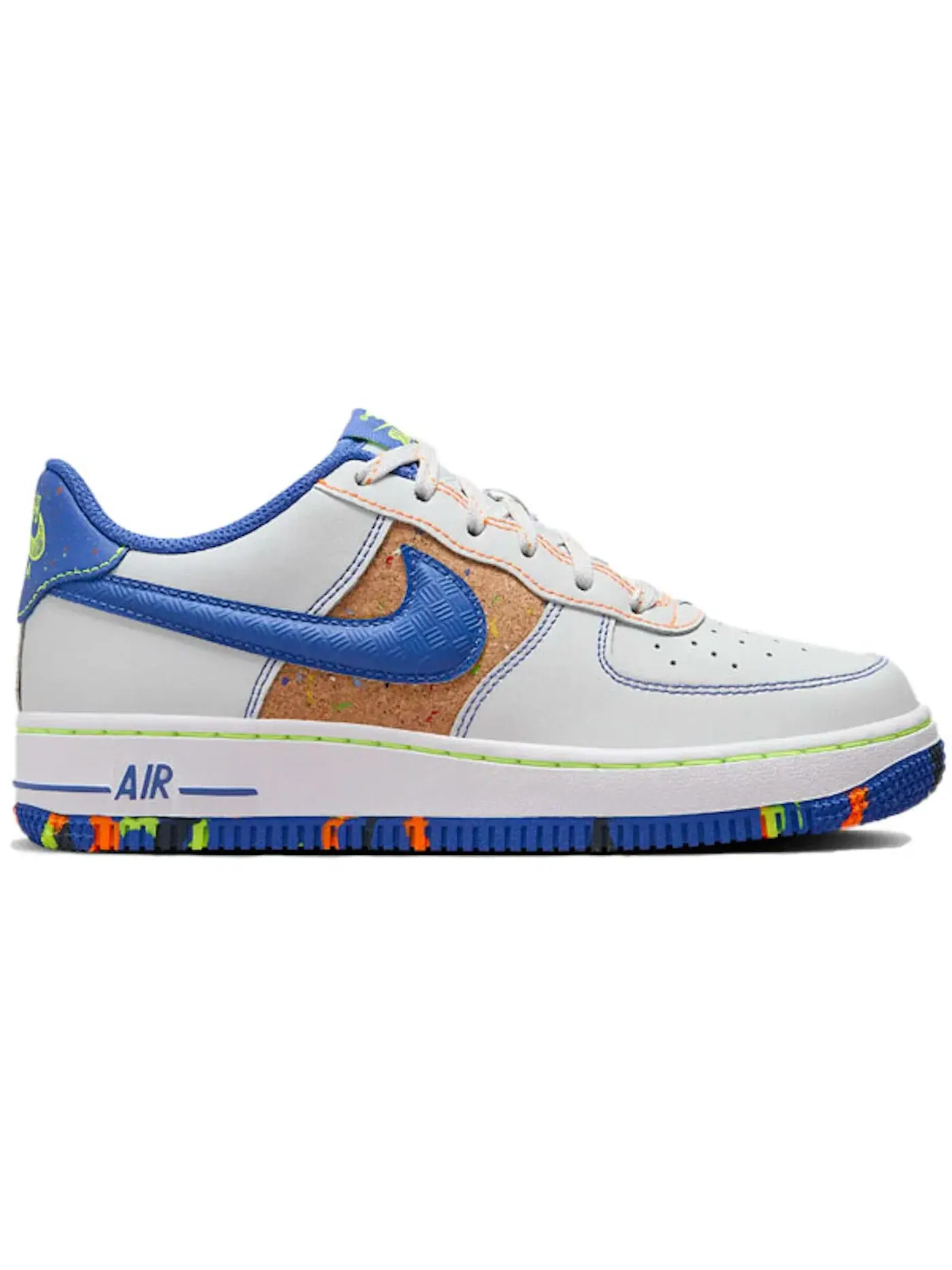 Детские кроссовки Lifestyle Nike Air Force 1 Low '07 LV8 — изображение 1 из 1, оранжевый/синий