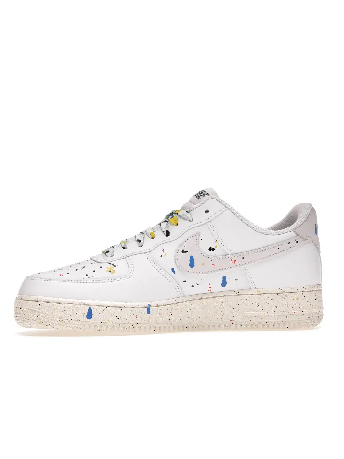 Мужские кроссовки Lifestyle Nike Air Force 1 Low '07 LV8 Paint Splatter White — изображение 3 из 4, белый/-белый-белый