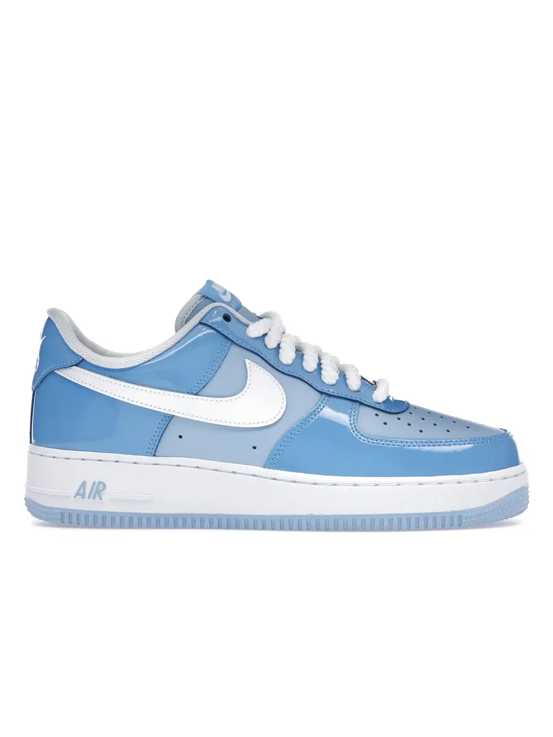 Мужские кроссовки с патентной кожей Nike Air Force 1 Low '07 LV8 — изображение 1 из 4, синий/синий/белый