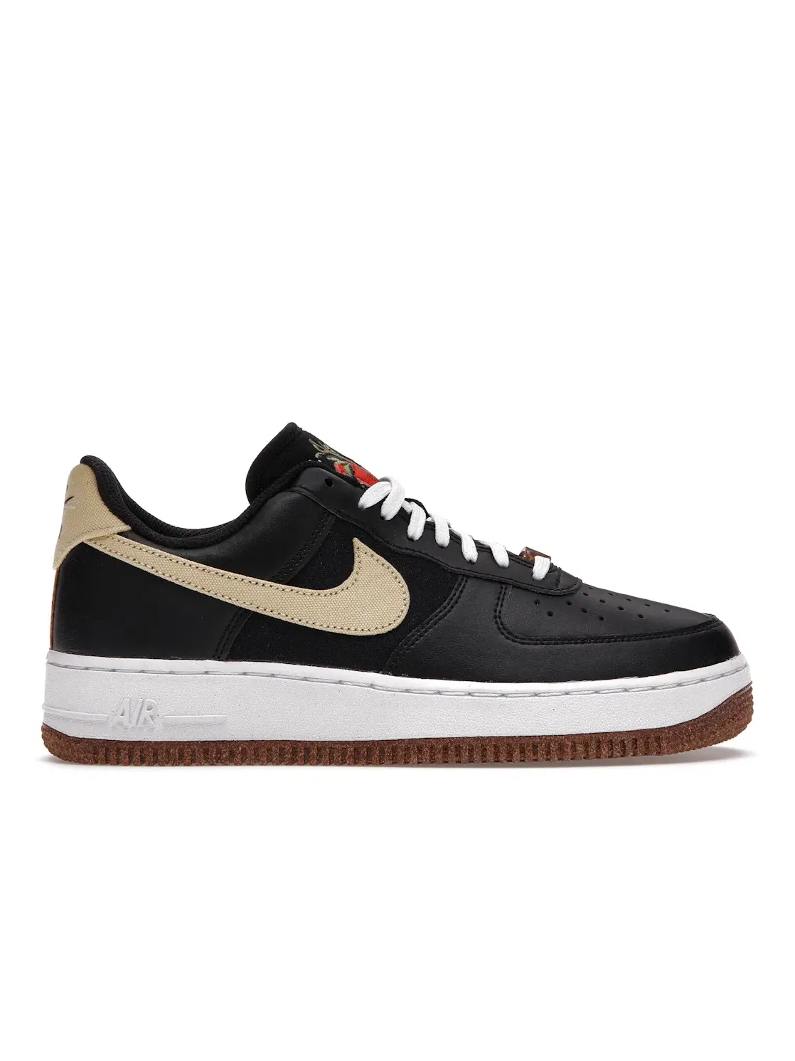 Мужские кроссовки с принтом Nike Air Force 1 Low '07 LV8 Pomegranate Nike — изображение 1 из 4, черный/-белый-черный
