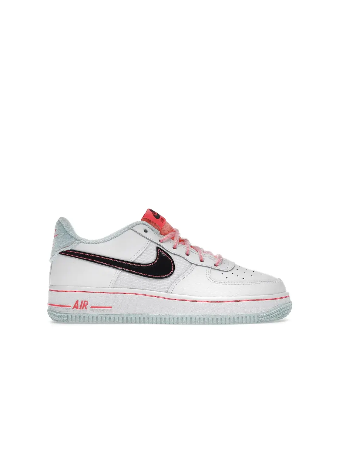 Детские кроссовки Lifestyle Nike Air Force 1 Low 07 LV8 — изображение 1 из 4, белый//розовый/черный