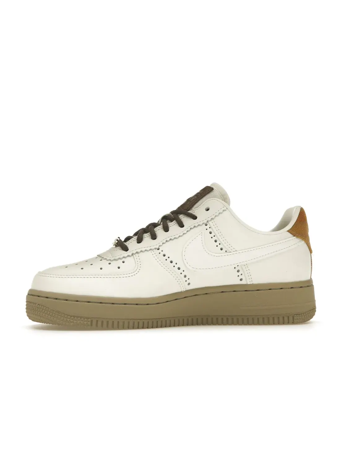 Женские кроссовки Lifestyle Nike Air Force 1 Low '07 LX Brogue — изображение 3 из 4, хаки