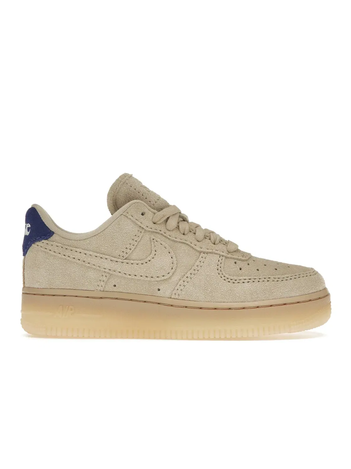Женские кроссовки с замшевым верхом Nike Air Force 1 Low '07 LX — изображение 1 из 4, глубокий синий