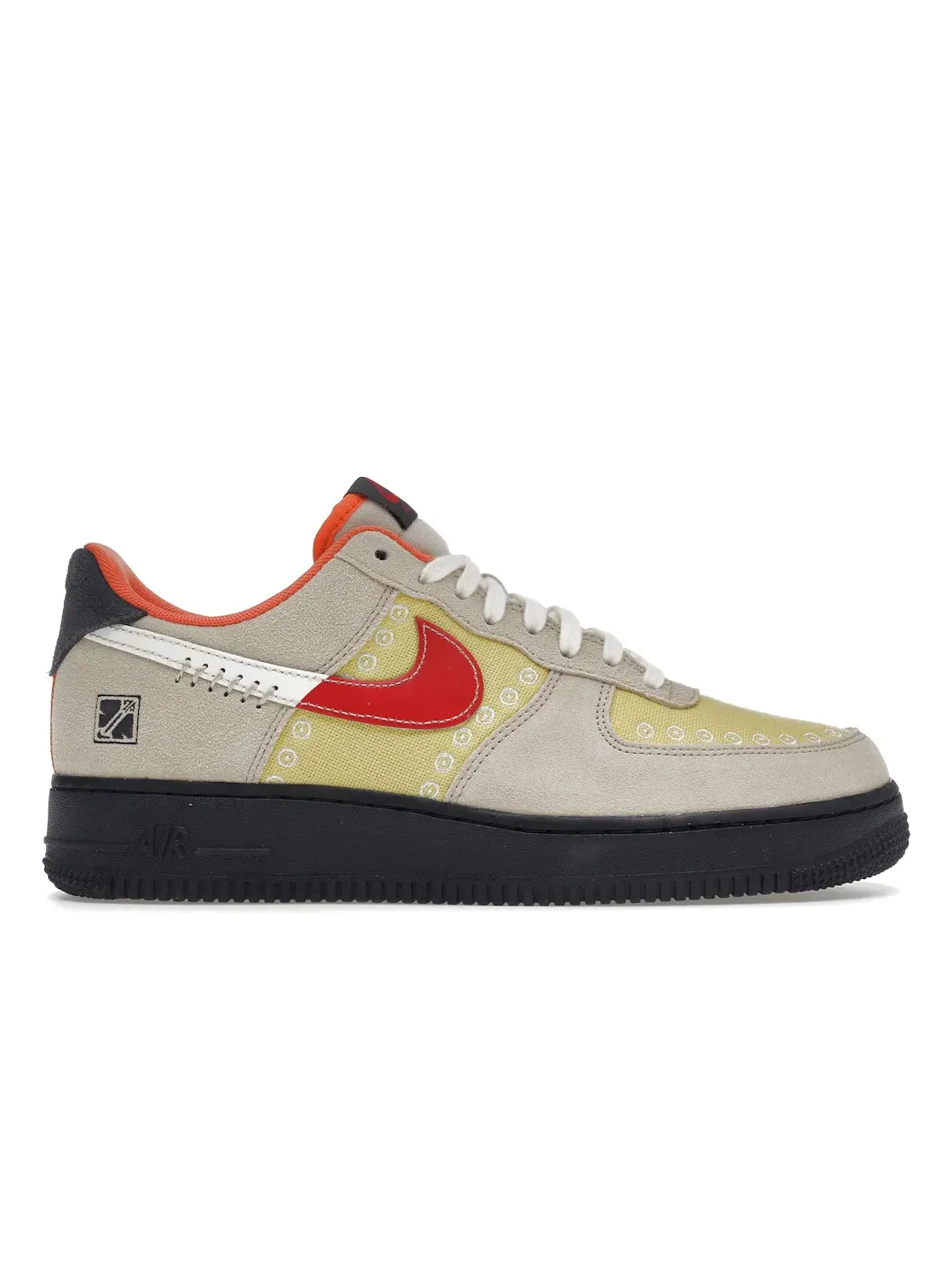 Мужские кроссовки с принтом Nike Air Force 1 Low '07 LX — изображение 1 из 4, красный--темный серый