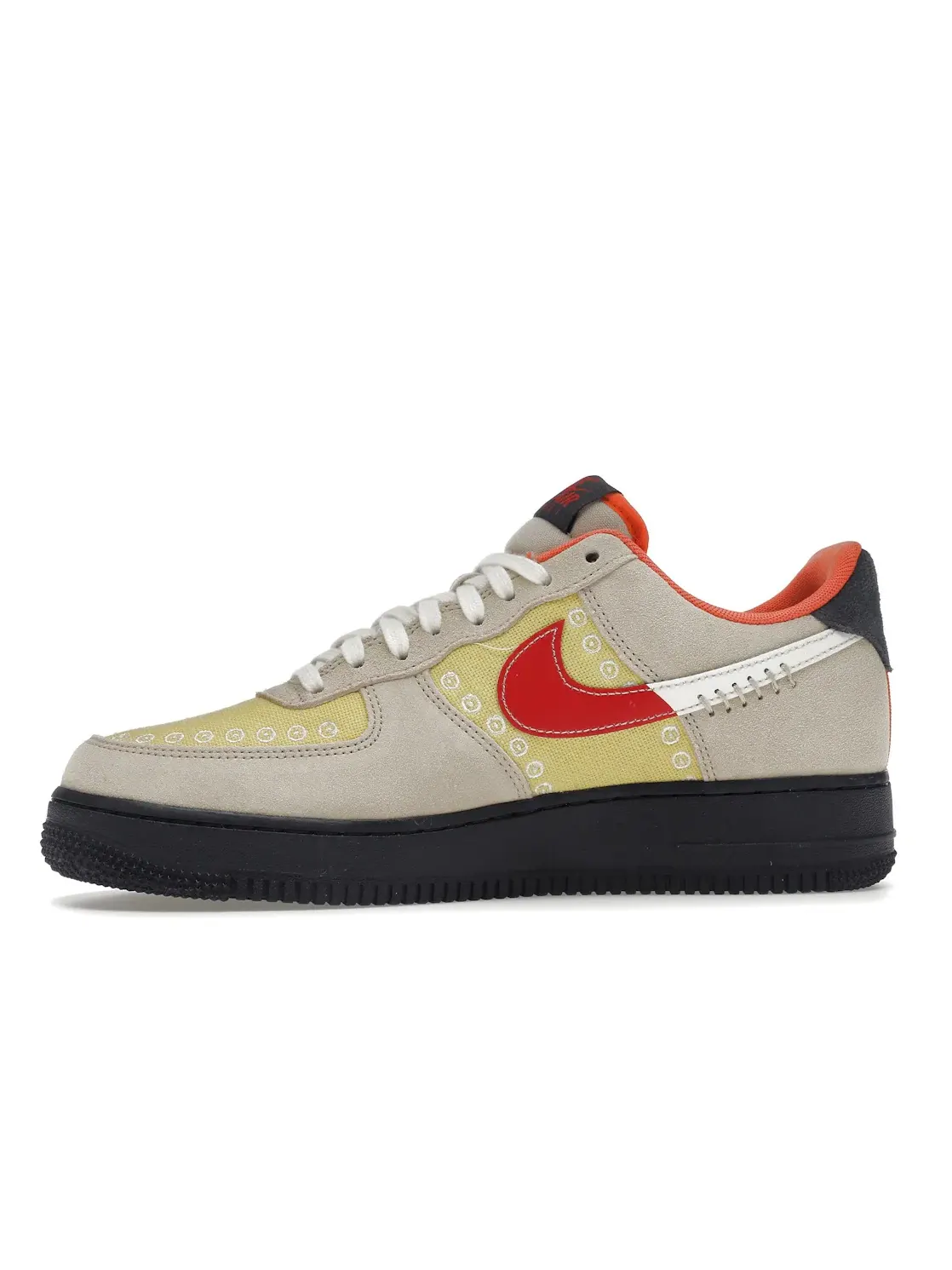 Мужские кроссовки с принтом Nike Air Force 1 Low '07 LX — изображение 3 из 4, красный--темный серый