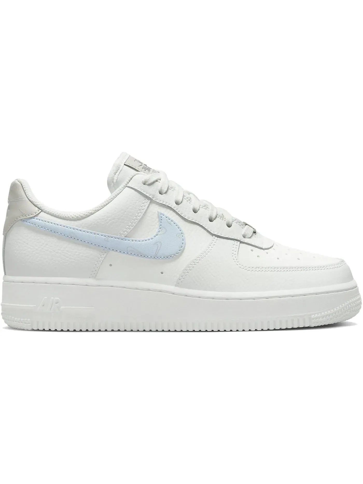 Женские кроссовки с мини-свушем Nike Air Force 1 Low '07 — изображение 1 из 1, белый/серый