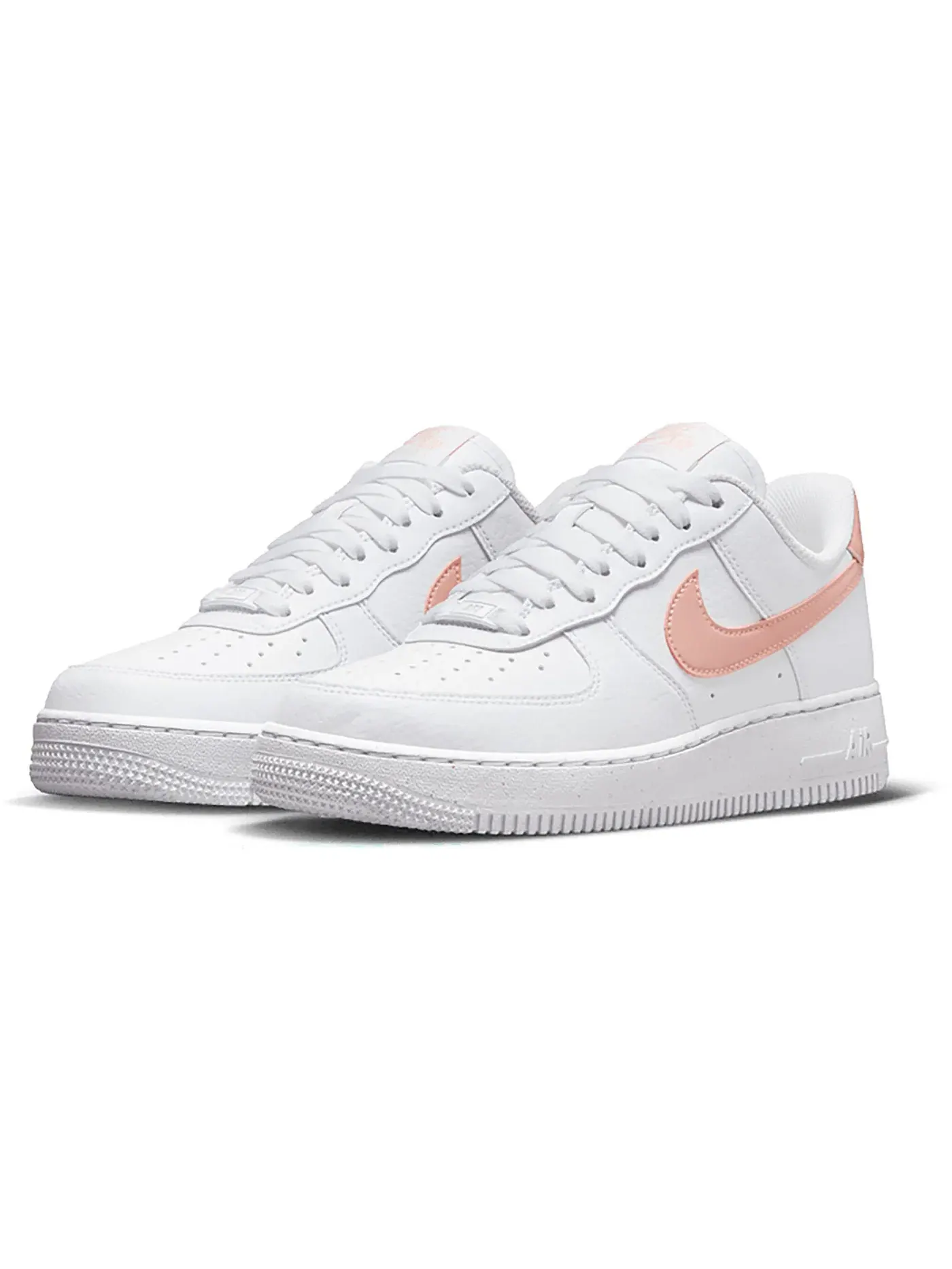 Женские кроссовки Lifestyle Nike Air Force 1 Low '07 — изображение 2 из 4, белый/белый/оранжевый