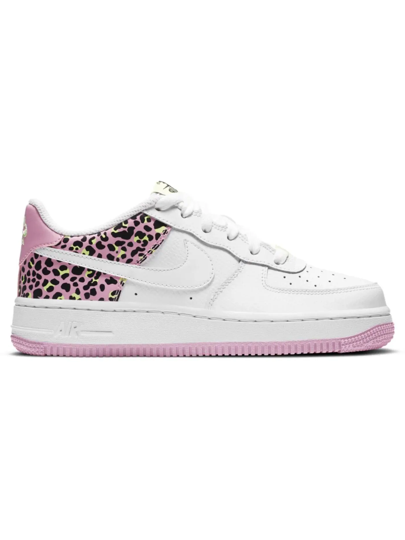 Детские кроссовки Lifestyle Nike Air Force 1 Low 07 — изображение 1 из 1, белый/розовый//белый