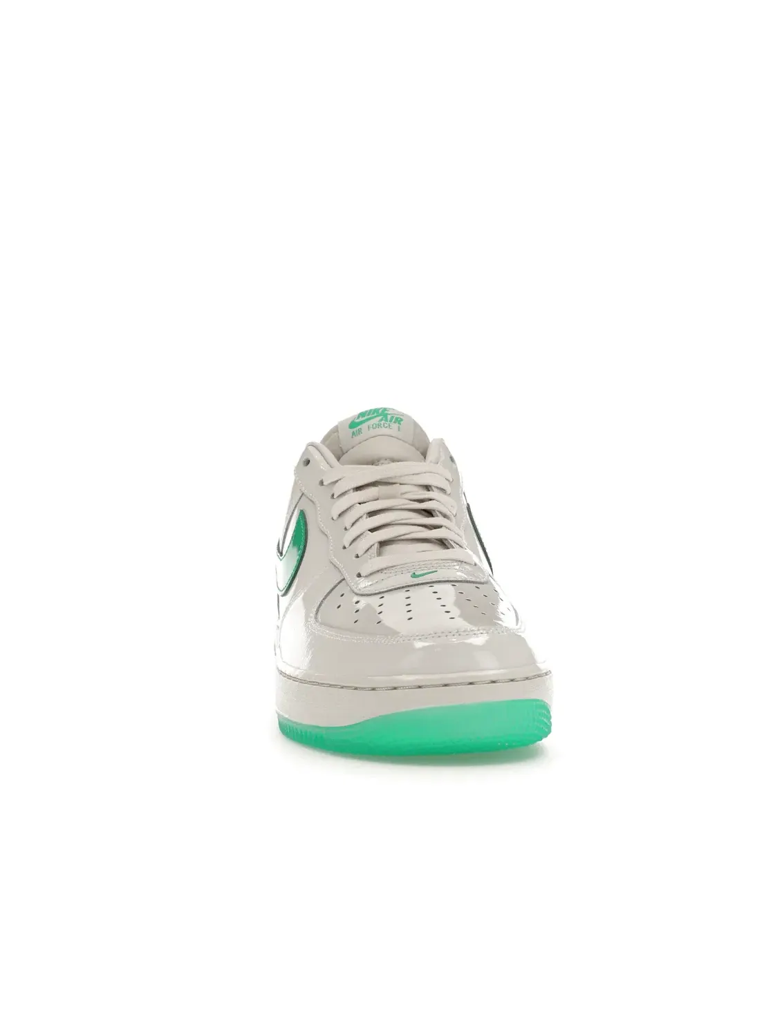 Мужские кроссовки Lifestyle Nike Air Force 1 Low '07 — изображение 2 из 4, платиновый/зеленый
