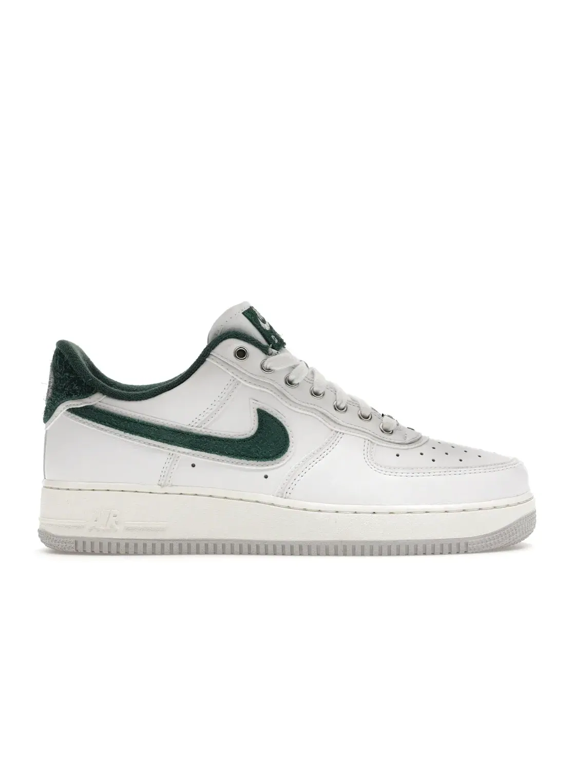 Мужские кроссовки Lifestyle с принтом Nike Air Force 1 Low '07 Premium — изображение 1 из 4, белый/зеленый