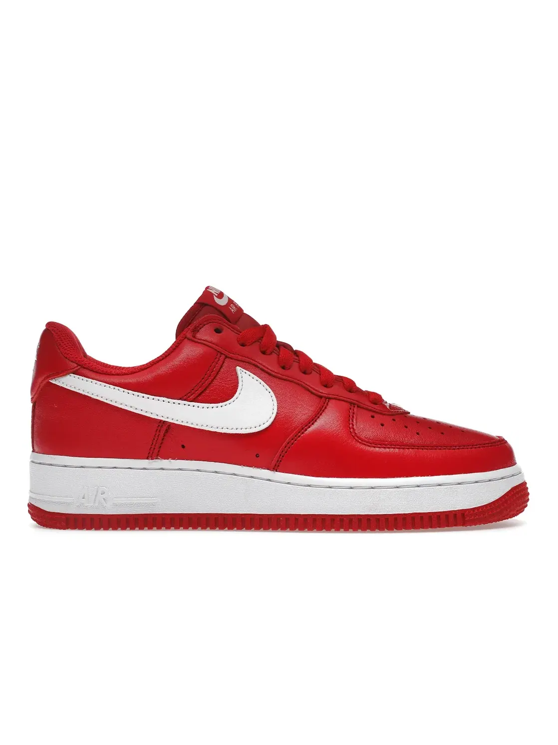 Мужские кроссовки кожаные Nike Air Force 1 Low Retro QS Nike — изображение 1 из 4, красный белый