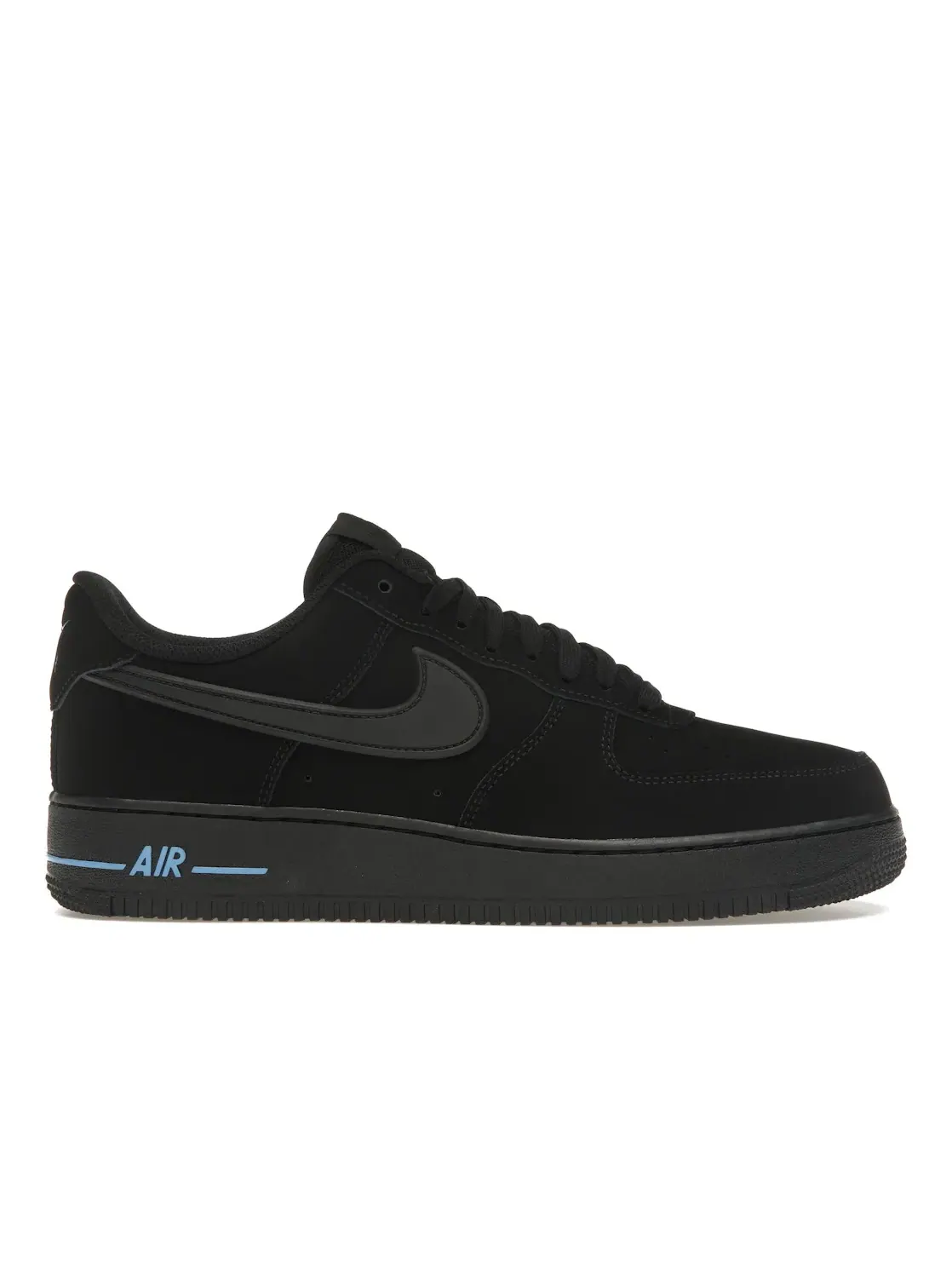 Мужские кроссовки Lifestyle с перфорацией Nike Air Force 1 Low '07 SE — изображение 1 из 4, черный/черный/синий