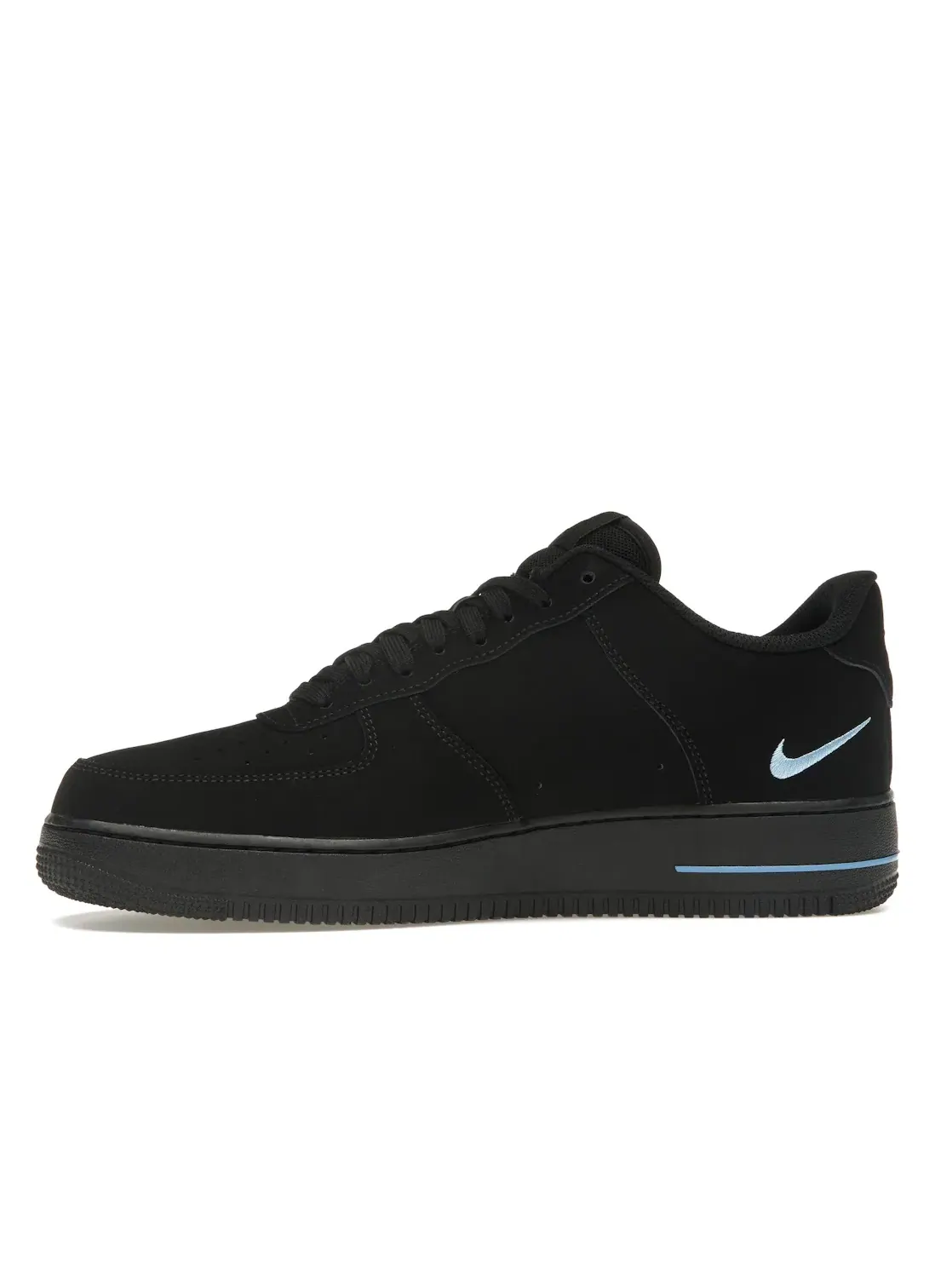 Мужские кроссовки Lifestyle с перфорацией Nike Air Force 1 Low '07 SE — изображение 3 из 4, черный/черный/синий