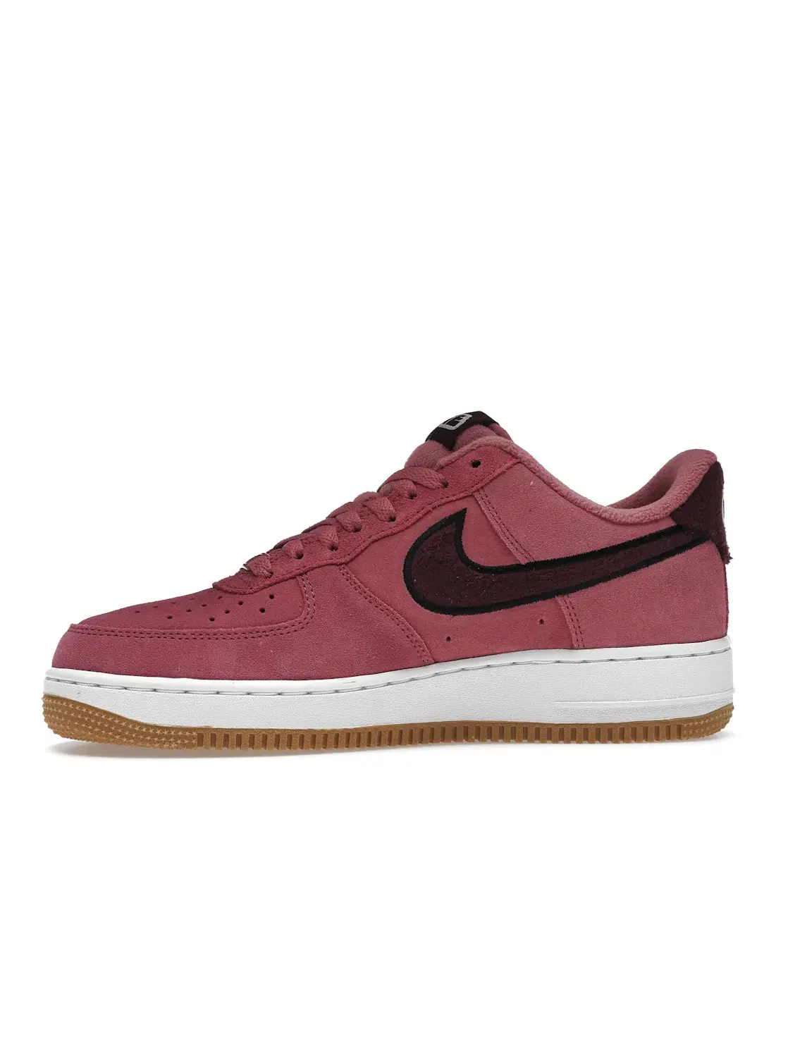 Женские кроссовки Lifestyle Nike Air Force 1 Low '07 SE — изображение 3 из 4, бордовый белый черный