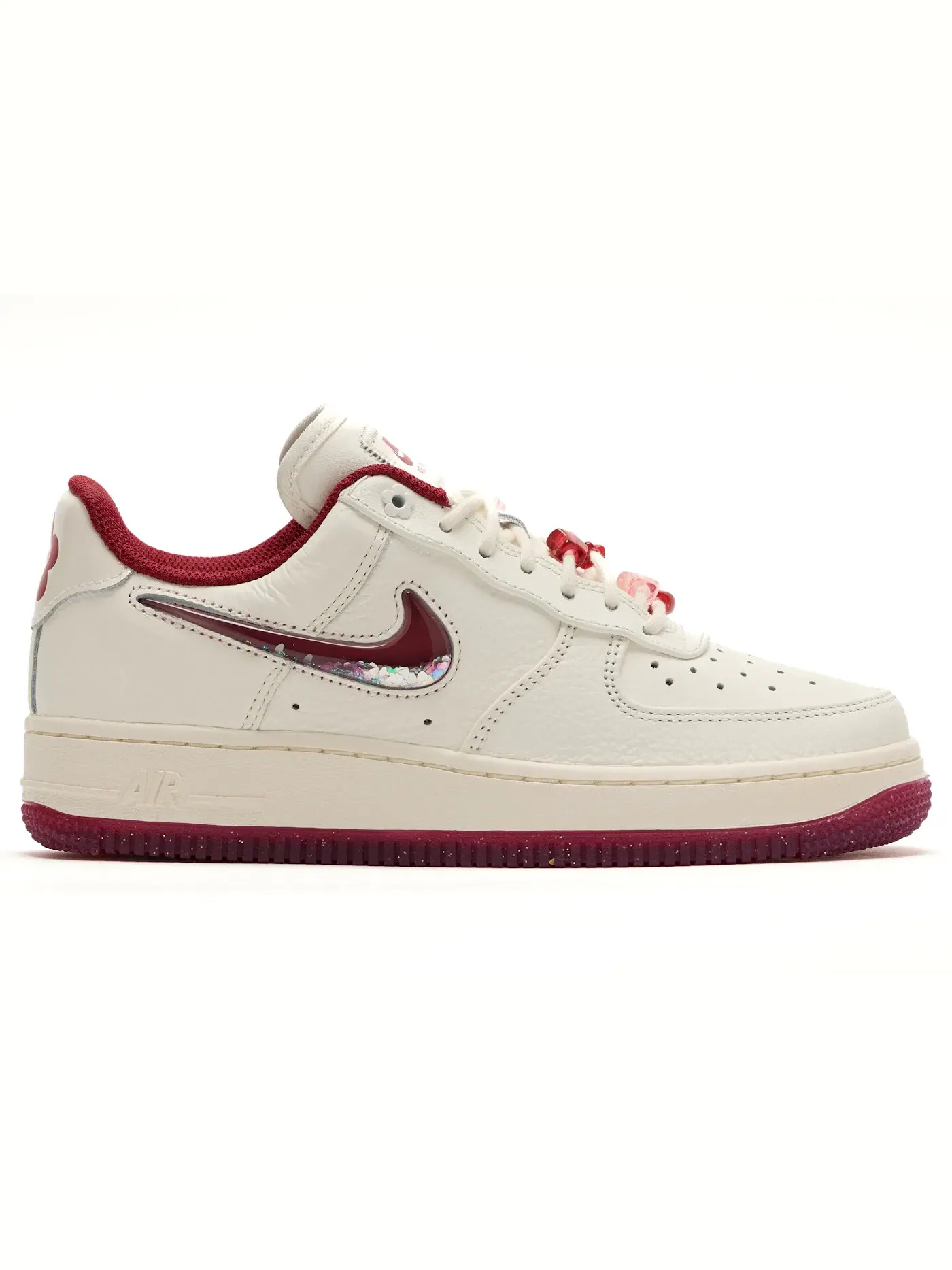 Женские кроссовки с принтом Nike Air Force 1 Low '07 SE PRM — изображение 1 из 1, красный-розовый-красный