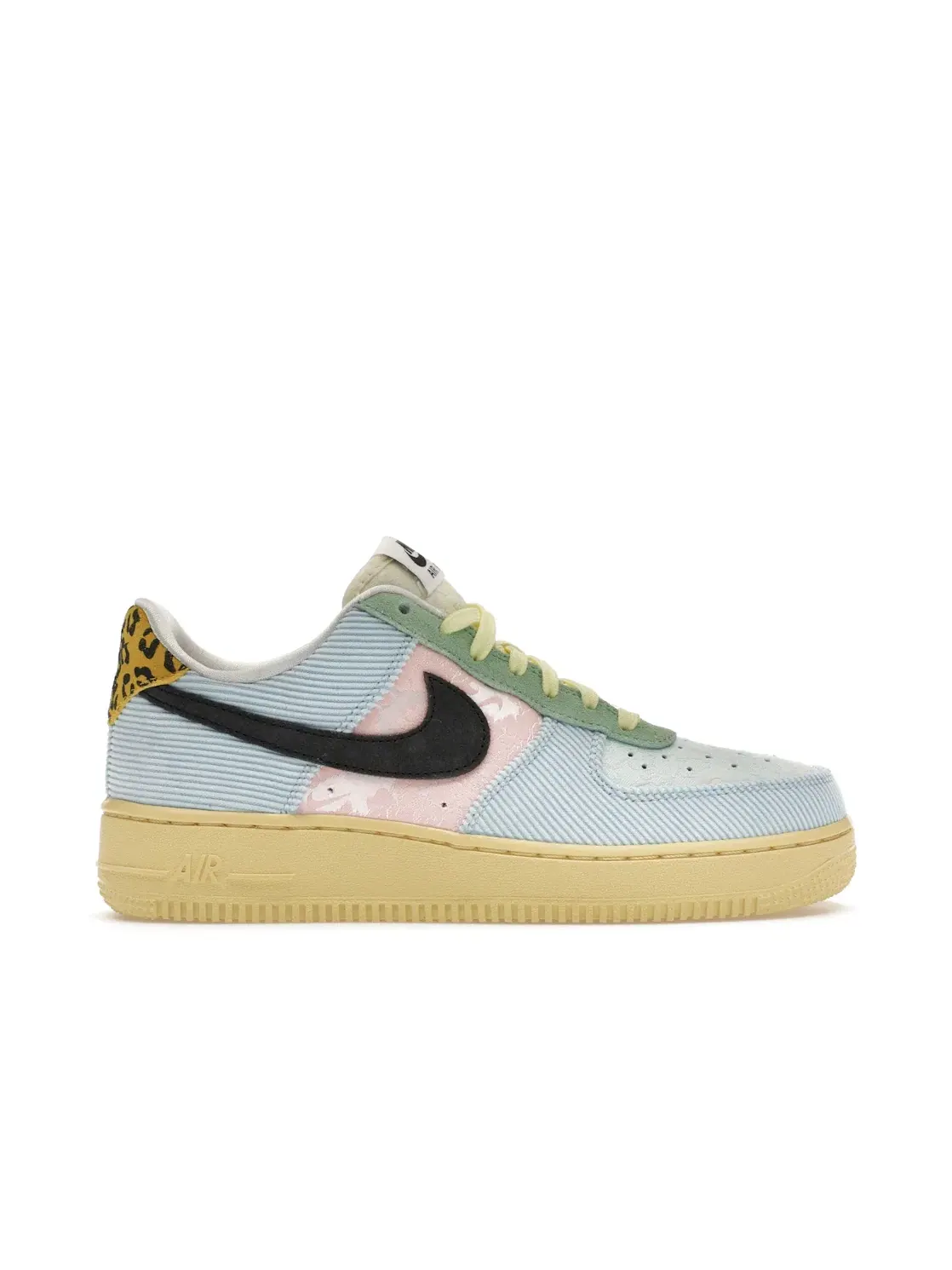 Женские кроссовки на шнуровке Nike Air Force 1 Low '07 — изображение 1 из 4, синий/черный