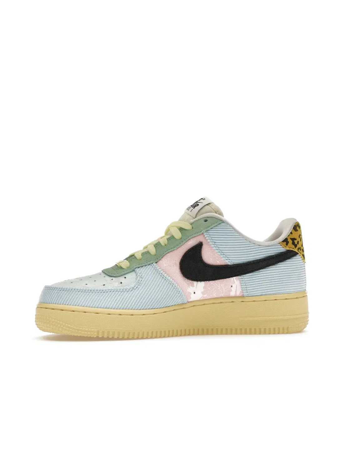 Женские кроссовки на шнуровке Nike Air Force 1 Low '07 — изображение 3 из 4, синий/черный
