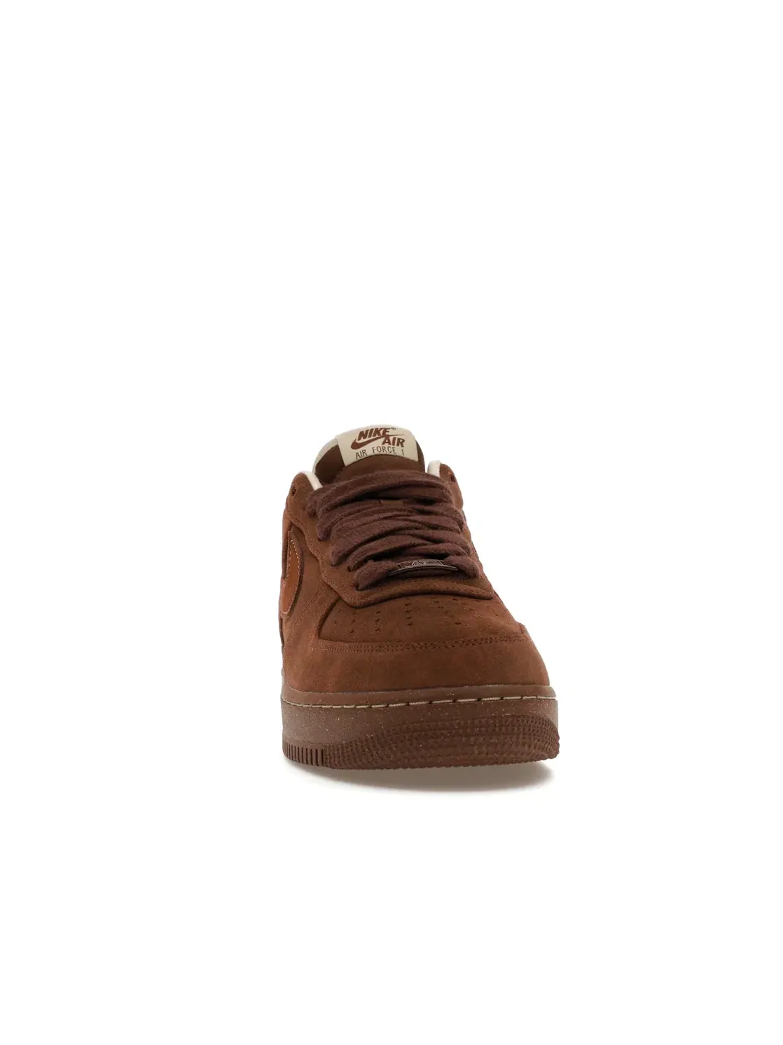 Женские кроссовки замшевые Nike Air Force 1 Low '07, Cacao Wow / Cacao Wow / Sanddrift — изображение 2 из 4