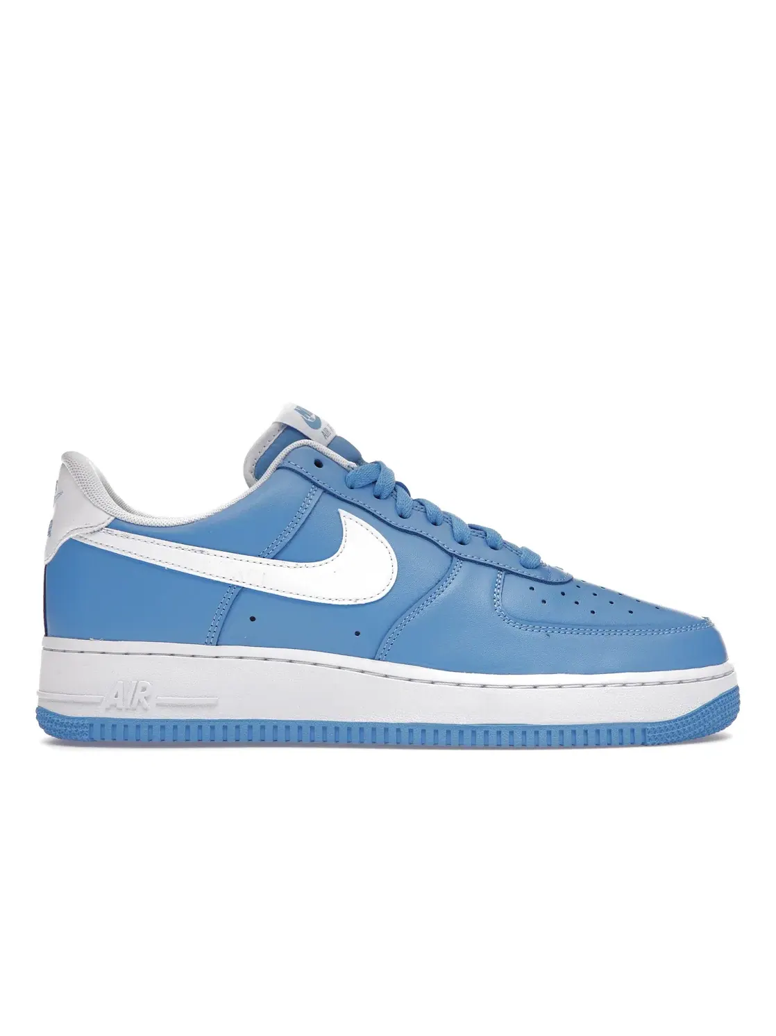 Мужские кроссовки с кожаным верхом Nike Air Force 1 Low '07 — изображение 1 из 4, синий белый