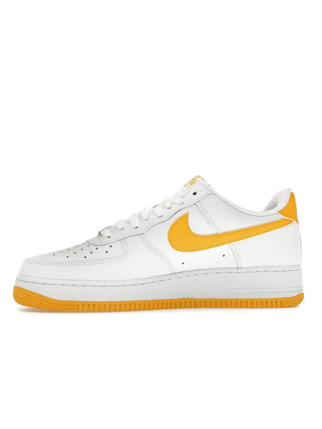Мужские кроссовки Lifestyle Nike Air Force 1 Low '07 — изображение 3 из 4, белый/золотистый