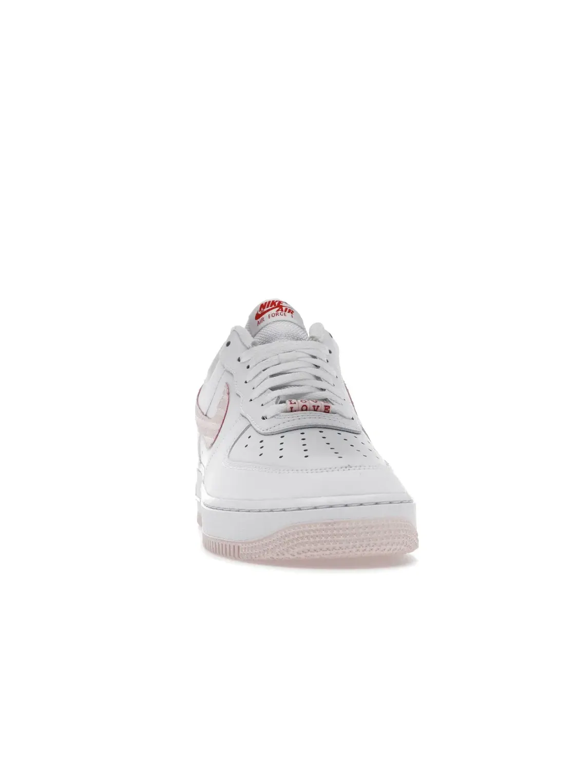 Мужские кроссовки Lifestyle с кожаным верхом Nike Air Force 1 Low '07 — изображение 2 из 4, белый/красный