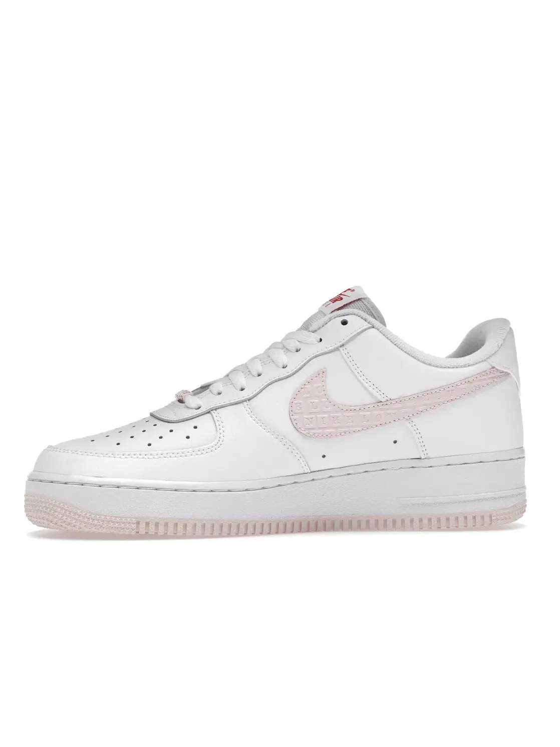 Мужские кроссовки Lifestyle с кожаным верхом Nike Air Force 1 Low '07 — изображение 3 из 4, белый/красный