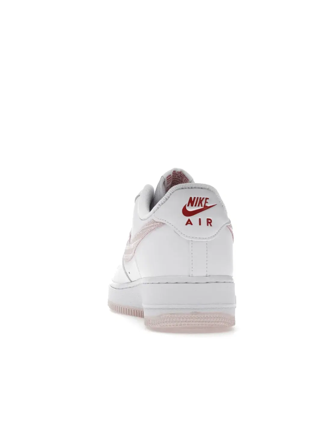 Мужские кроссовки Lifestyle с кожаным верхом Nike Air Force 1 Low '07 — изображение 4 из 4, белый/красный