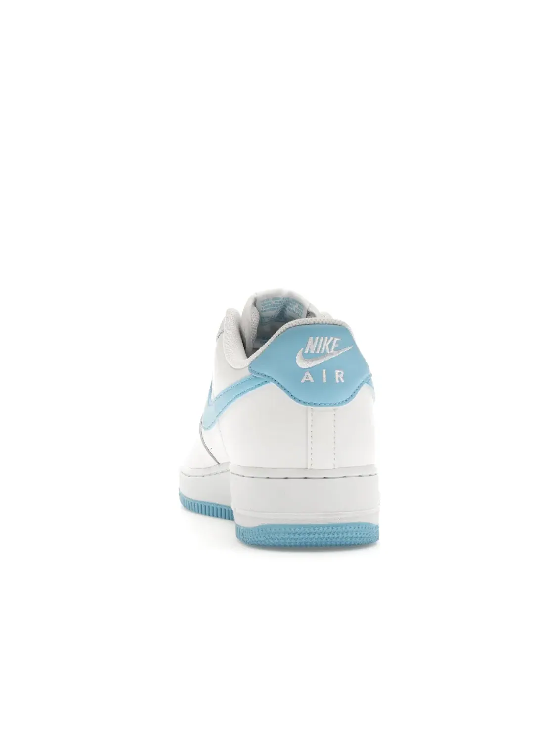 Мужские кроссовки кожаные Nike Air Force 1 Low '07 — изображение 4 из 4, белый/белый/синий