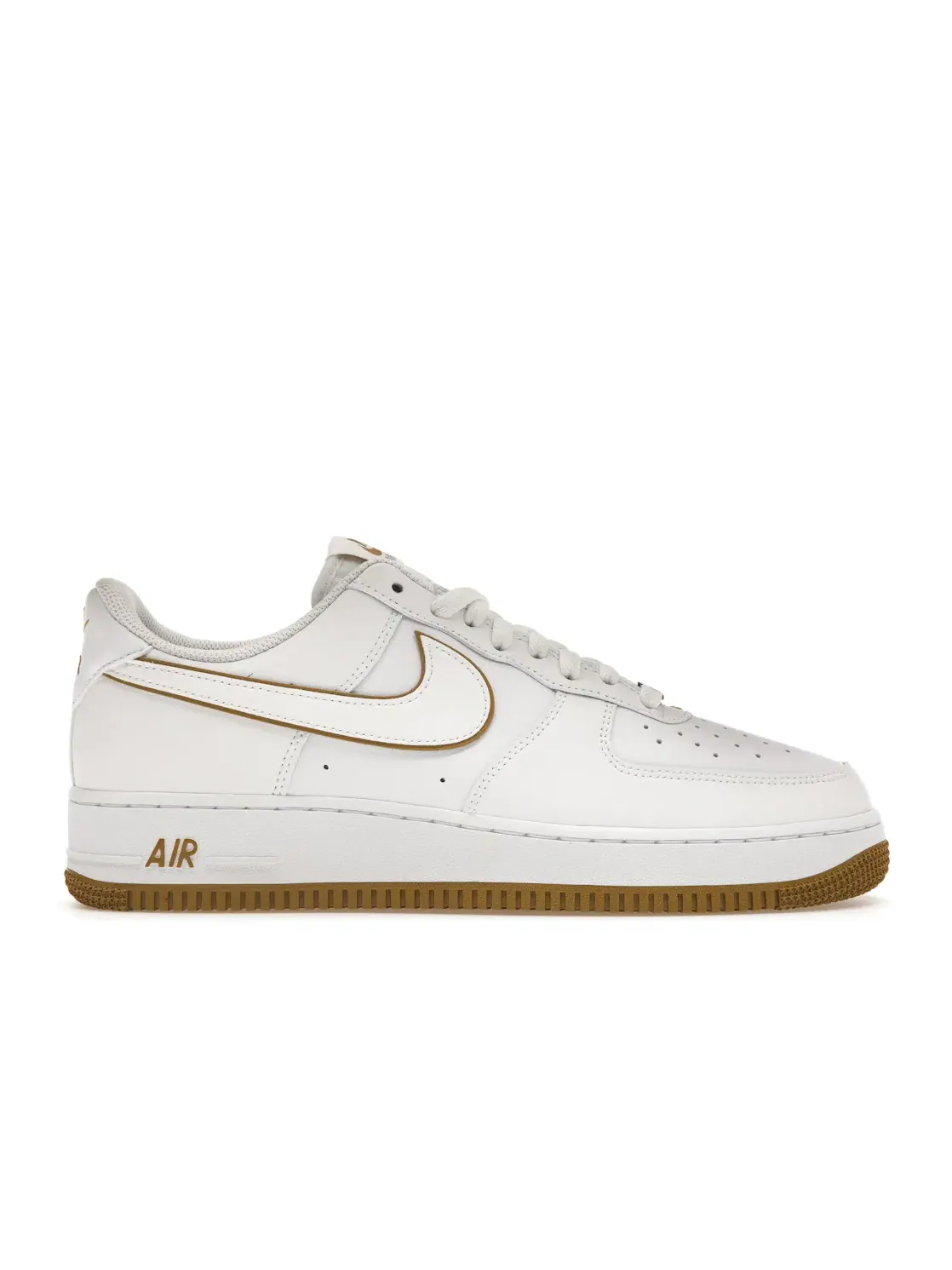 Мужские кроссовки с кожаным верхом Nike Air Force 1 Low '07 — изображение 1 из 4, белый//белый