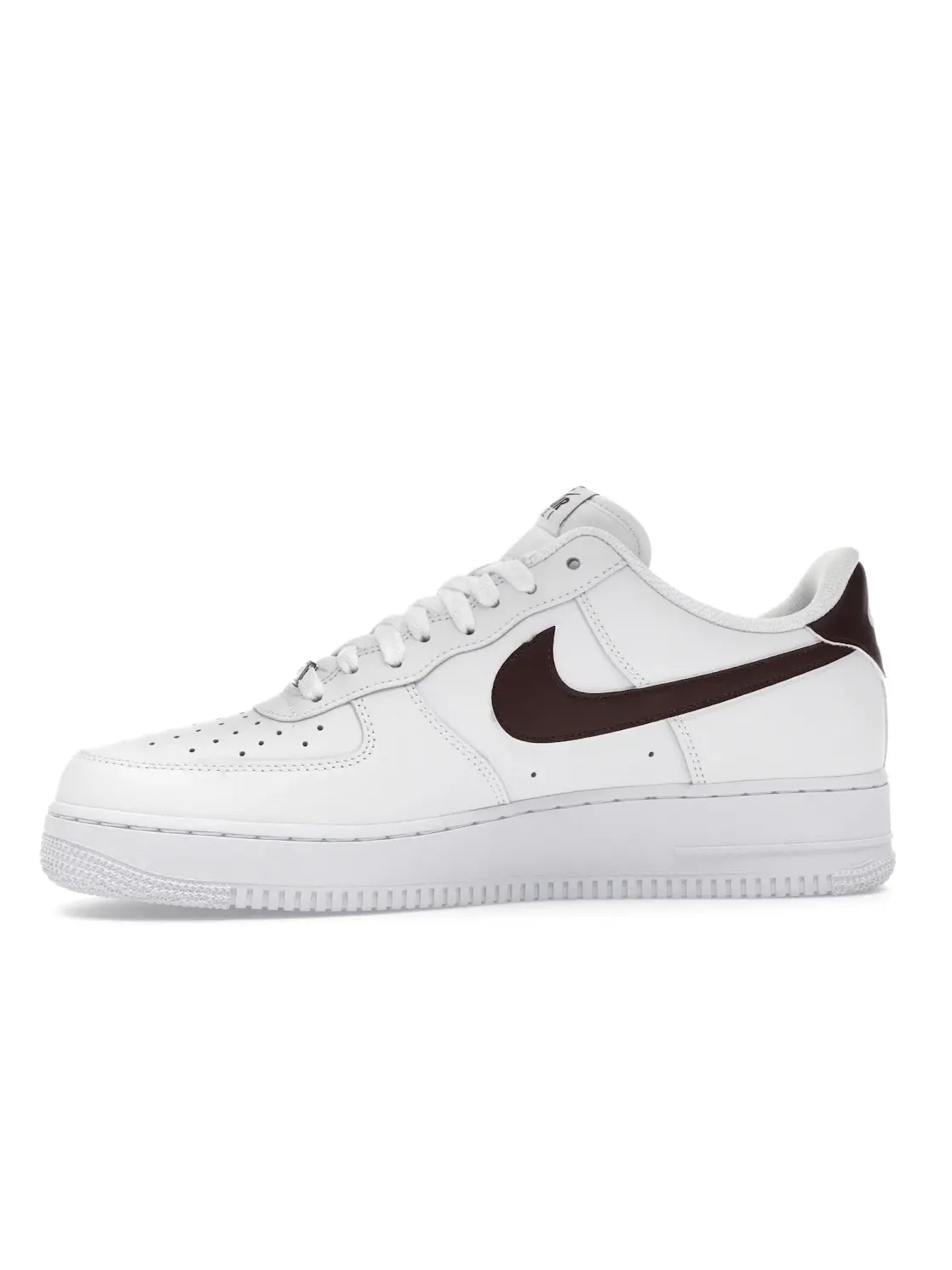 Мужские кроссовки Lifestyle Nike Air Force 1 Low '07 — изображение 3 из 4, белый/белый/бордовый